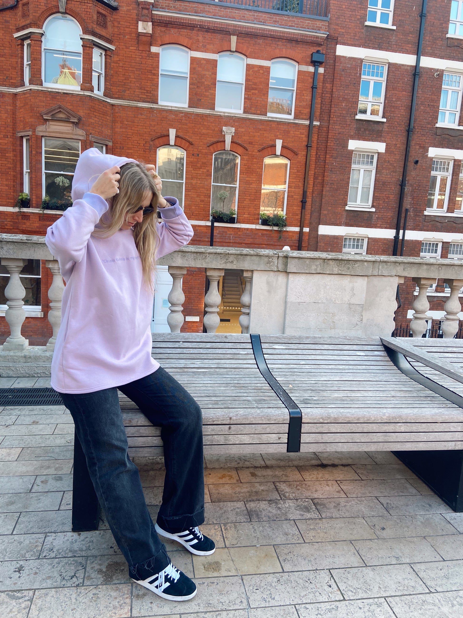 Sudadera KARMA LILA