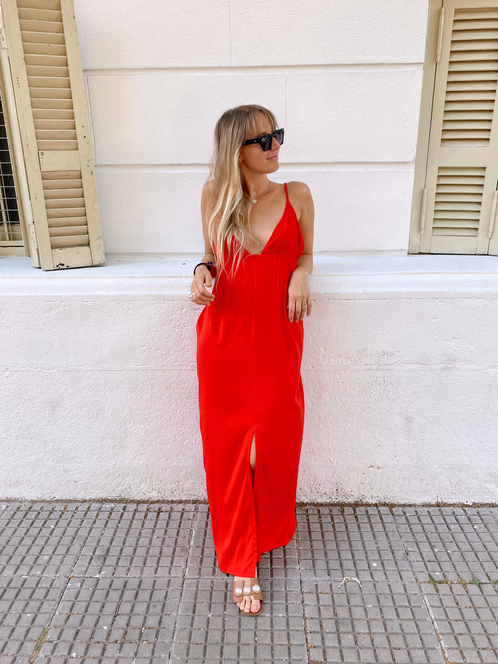 Vestido Selena rojo