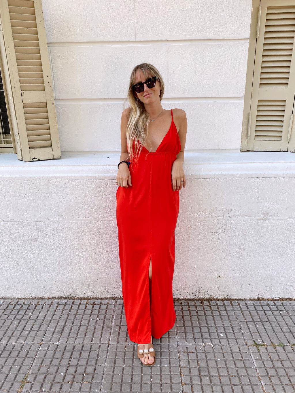 Vestido Selena rojo